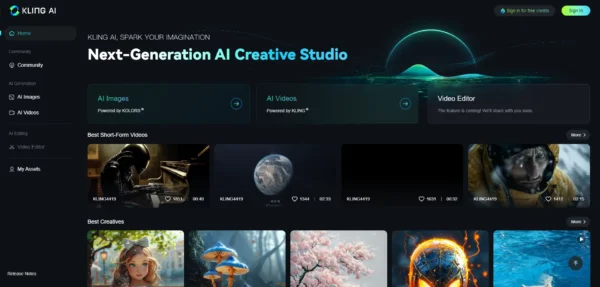 Example of lip-synced AI avatar animation generated by Kling AI with motion brush effects