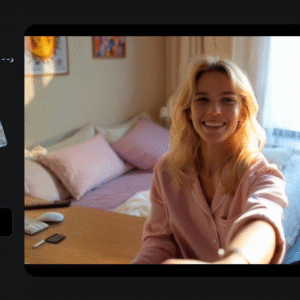 Flux Video AI dashboard showing menu of text-to-video prompt options