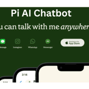 Pi by Inflection AI chat interface on mobile showing a user’s prompt and empathetic AI response with emojis and calming layout