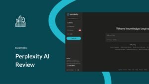 Perplexity AI navigation sidebar in dark mode, displaying Focus mode options and search history link.