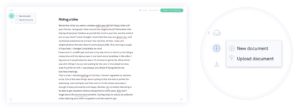 Grammarly Editor interface showing real-time grammar, clarity, and tone suggestions in a modern dashboard.
