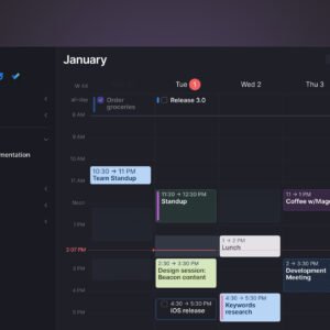 Morgen desktop showing integration dashboard listing connected apps like OneNote, To Do, Notion.