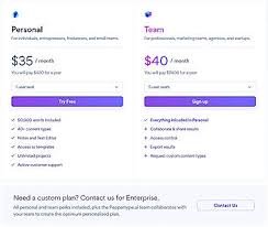 Peppertype.ai Pricing: Cost and Pricing plans