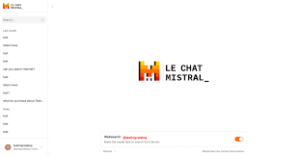 Mistral AI is working on its own web search for Le Chat