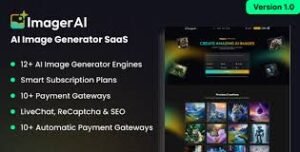 ImagerAI - AI Image Generator SaaS by wStacks | CodeCanyon