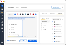 SocialPilot-AI Social Media Management Dashboard Design :: Behance
