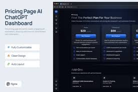 Pricing Page AI ChatGPT Dashboard - Nokat AI, UX and UI Kits ft. ai & chatgpt - Envato