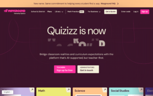 Quizizz dashboard, Quizizz interface screenshot, Quizizz app UI,