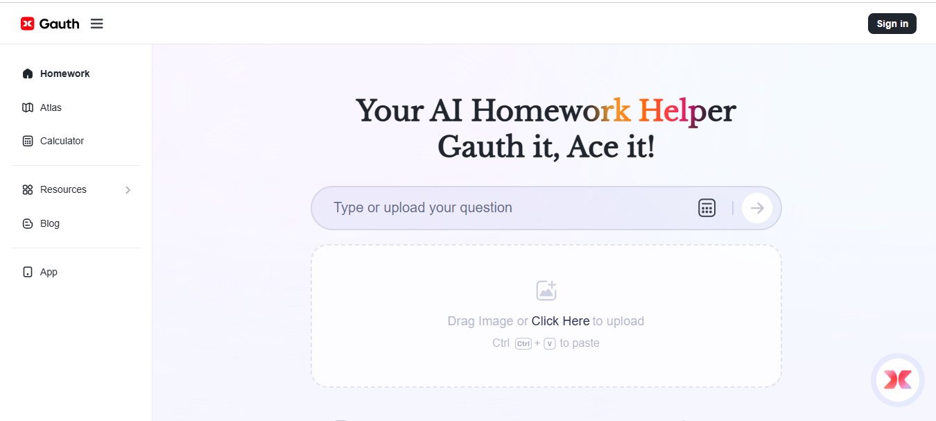 Gauth – AI homework solver with step-by-step explanations