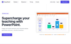 Classpoint AI dashboard, Classpoint AI interface screenshot, Classpoint AI app UI,