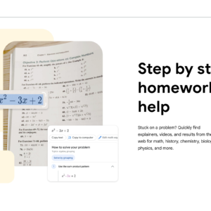 Socratic by Google dashboard, Socratic by Google interface screenshot, Socratic by Google app UI,