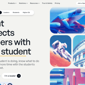 SchoolAI dashboard, SchoolAI interface screenshot, SchoolAI app UI,