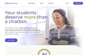 Kyron Learning dashboard, Kyron Learning interface screenshot, Kyron Learning app UI