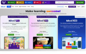 Kahoot! dashboard, Kahoot! interface screenshot, Kahoot! app UI,