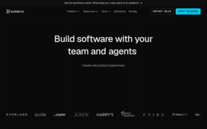 Builder.io dashboard, Builder.io interface screenshot, Builder.io app UI,