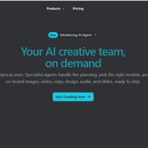 Designs.ai Logomaker dashboard, Designs.ai Logomaker interface screenshot, Designs.ai Logomaker app UI,