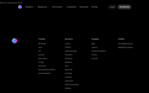 Spline AI dashboard, Spline AI interface screenshot, Spline AI app UI