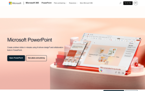 Microsoft Copilot for PowerPoint dashboard, Microsoft Copilot for PowerPoint interface screenshot, Microsoft Copilot for PowerPoint app UI,