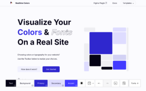 Realtime Colors dashboard, Realtime Colors interface screenshot, Realtime Colors app UI,