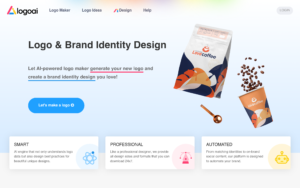 Logoai dashboard, Logoai interface screenshot, Logoai app UI