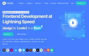 Locofy dashboard, Locofy interface screenshot, Locofy app UI,