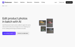 PhotoRoom Batch AI dashboard, PhotoRoom Batch AI interface screenshot, PhotoRoom Batch AI app UI,