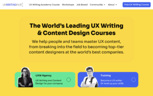 UX Writing Hub AI dashboard, UX Writing Hub AI interface screenshot, UX Writing Hub AI app UI,